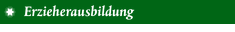 Erzieherausbildung